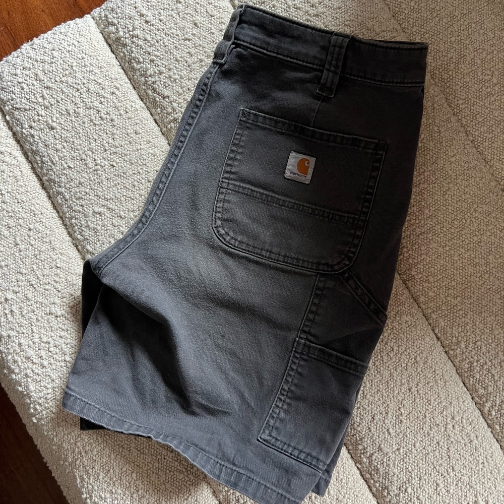 Womens Carhartt Utility Cargo Shorts Gem